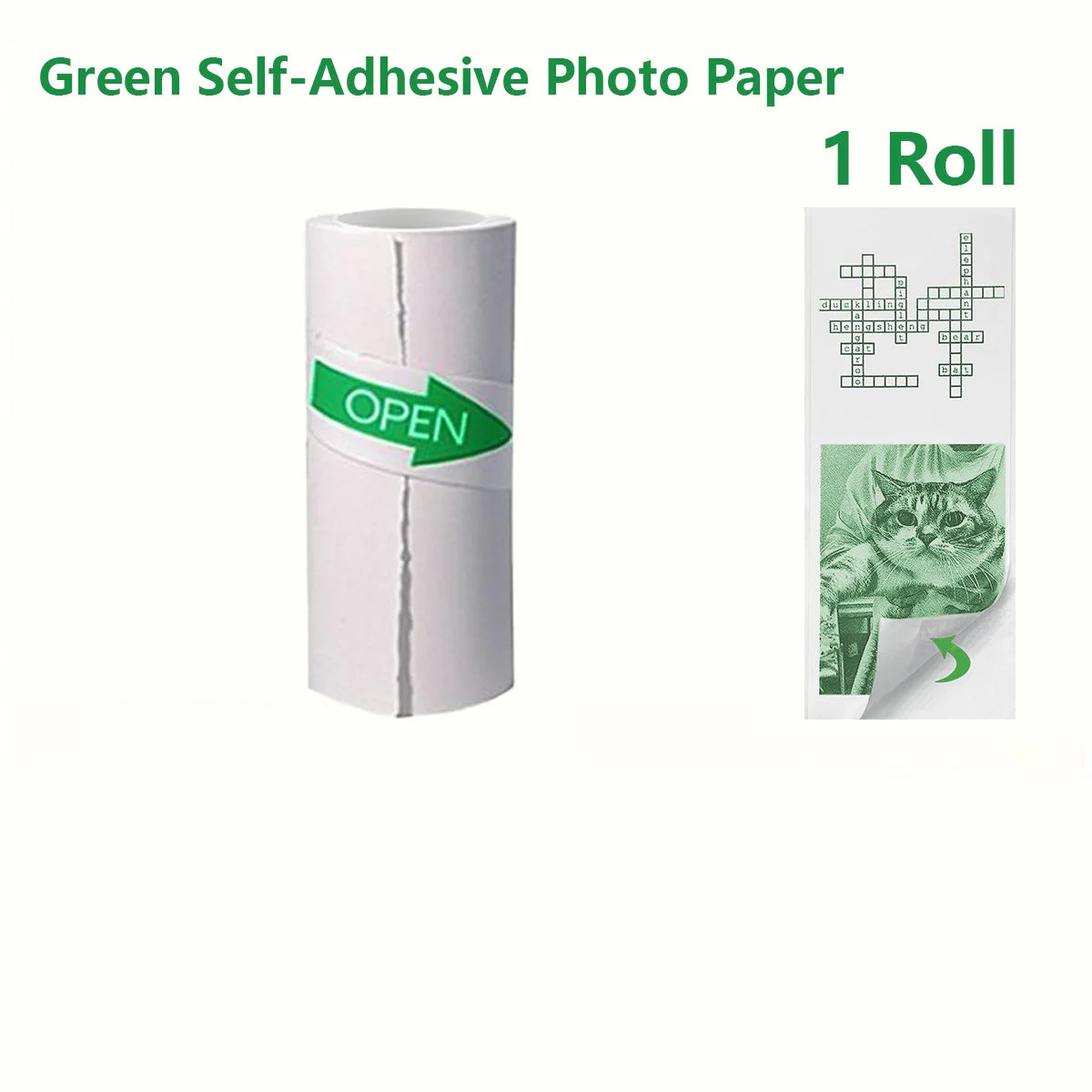 Cámara de impresión instantánea con forma bonita, cámara de doble objetivo HD de 1080P, impresión instantánea, viene con rollos de papel de impresión térmica