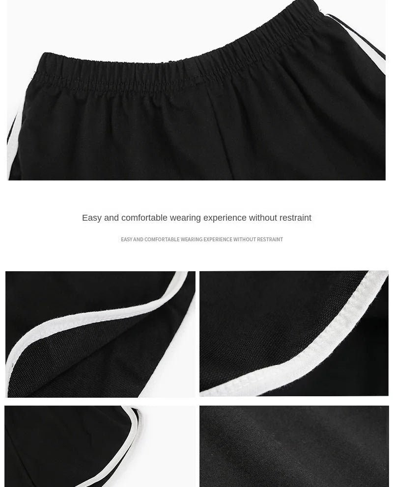 Pantalón corto elástico para mujer, holgado, de secado rápido, fino de verano, para fitness, ocio y ropa exterior. Instagram