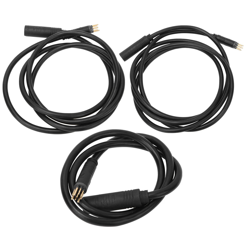 Cable de extensión de motor de rueda de bicicleta eléctrica, 9 pines, hembra a macho, accesorio de bicicleta eléctrica