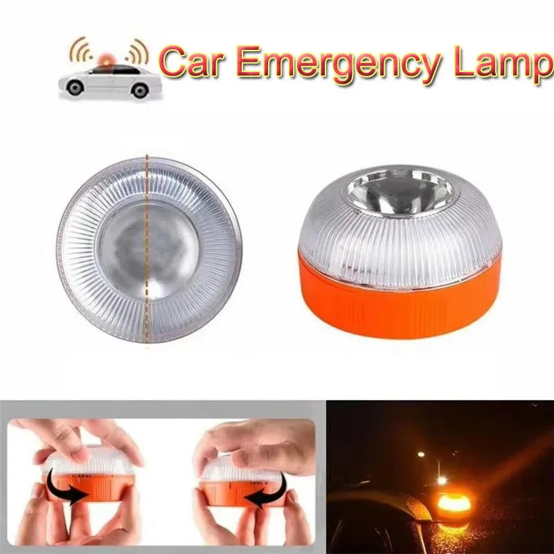 Lumière d'urgence LED pour voiture, clignotante, à induction magnétique, pour accident routier, lumière stroboscopique portable d'avertissement