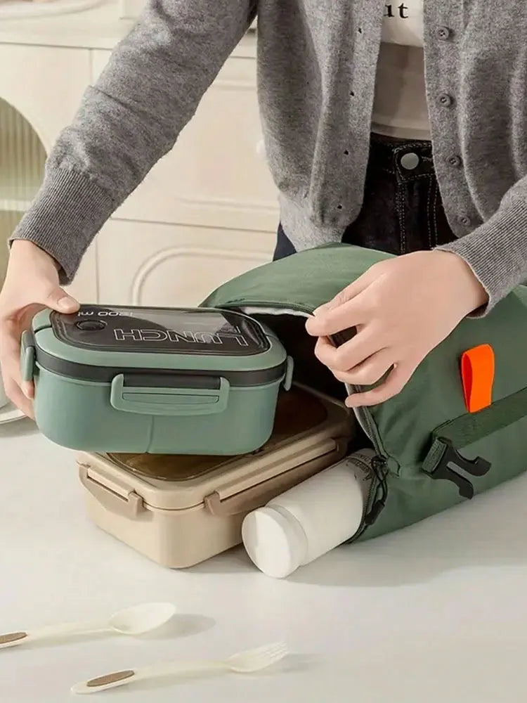 Bolsa de almuerzo con aislamiento, loncheras aisladas a prueba de fugas, bolsas reutilizables de gran capacidad para el trabajo, los viajes