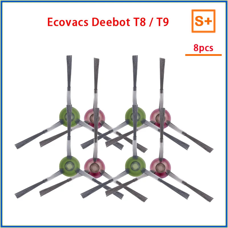 Dust Bag Parts for ECOVACS Deebot T9 AIVI T8 AIVI N8 Pro Robot Vacuum Cleaner, Main Side Brush, HEPA Filter, Replacement Accessories