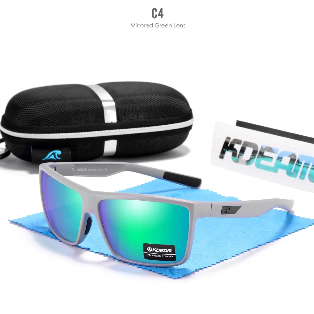 Lunettes de soleil résistantes aux rayures — verres polarisés, protection UV400, sport et loisirs