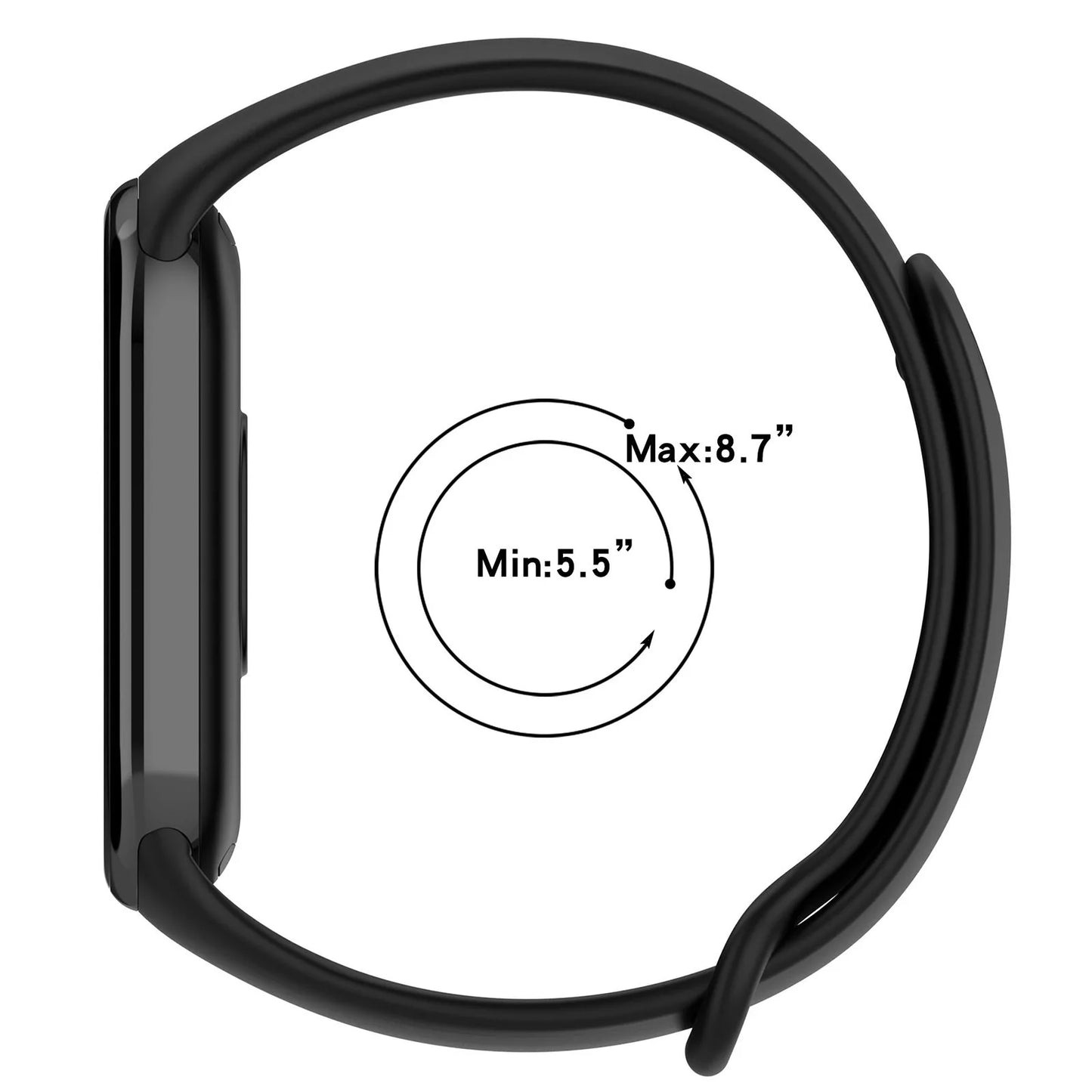 Silicone Strap for Xiaomi Mi Band 10 9 8 NFC Bracelet Sport Rubber Strap pulseira Correas Xiaomi smart band 10 9 8 accessories