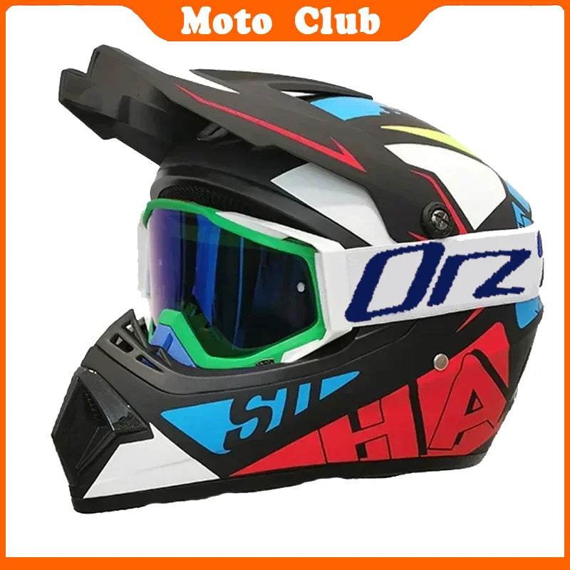 Professional Motorcycle Helmet Motocross Off-Road Protective Helmet Children's Off-Road Helmet Capacete De Motocicleta Goggles Gifts