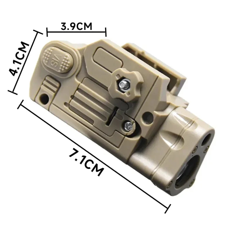 Nouvelle lunette laser SBAL PL 2026 avec point rouge, lampe torche LED stroboscopique, lampe de reconnaissance, fixation pour pistolet en plastique, adaptée aux armes de airsoft et à la chasse
