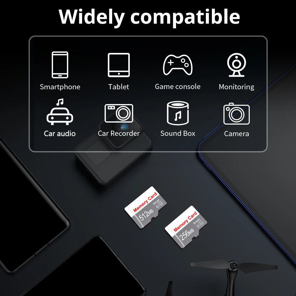 Carte mémoire Micro SD TF petite capacité — 64Mo / 128Mo / 256Mo / 512Mo, caméra CCTV, tachygraphe