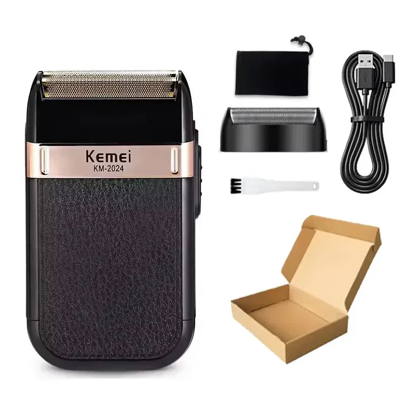 Tondeuse à cheveux sans fil rechargeable — tondeuse barbe électrique puissante, hommes