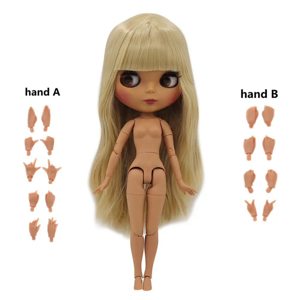 ICY DBS Blyth Muñeca de 1/6 cuerpo articulado DIY BJD juguetes de moda muñecas niña regalo oferta especial en venta con set de manos A y B