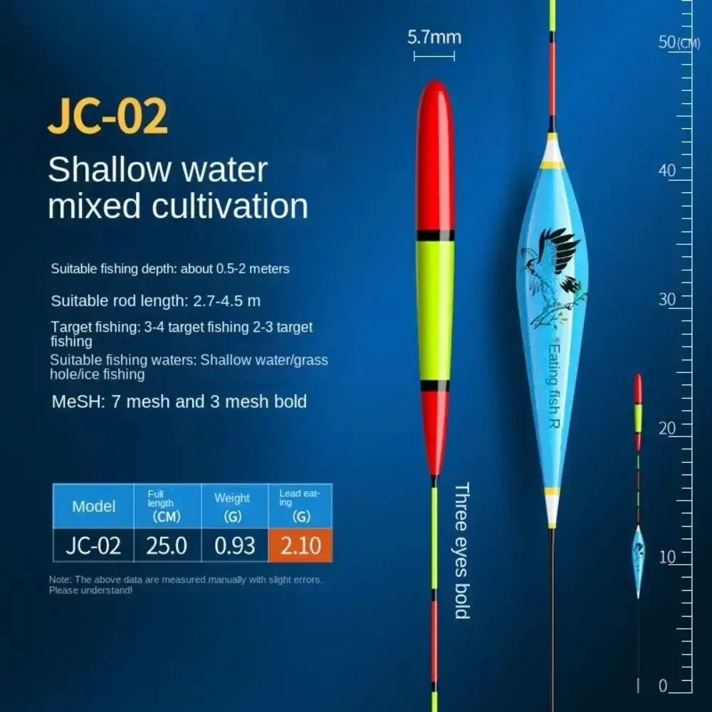 Flotador de pesca de cola triangular, gran flotabilidad, alta calidad, estable,, alta sensibilidad, boya vertical, característica compuesta