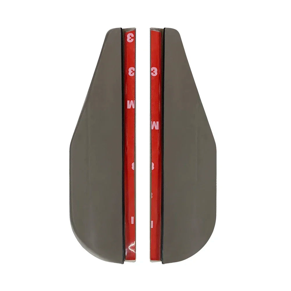 Pare-soleil en fibre de carbone pour rétroviseur de voiture, pare-soleil, protection, vision claire pour la pluie, accessoires de rétroviseur, 2 pièces