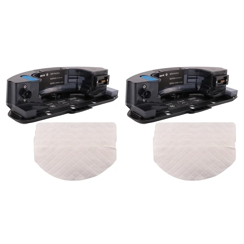 B43C 2X Tanque de agua OZMO PRO sistema de limpieza para Ecovacs Deebot OZMO T8, T8 +, T8 AIVI, T9 serie piezas de aspiradora
