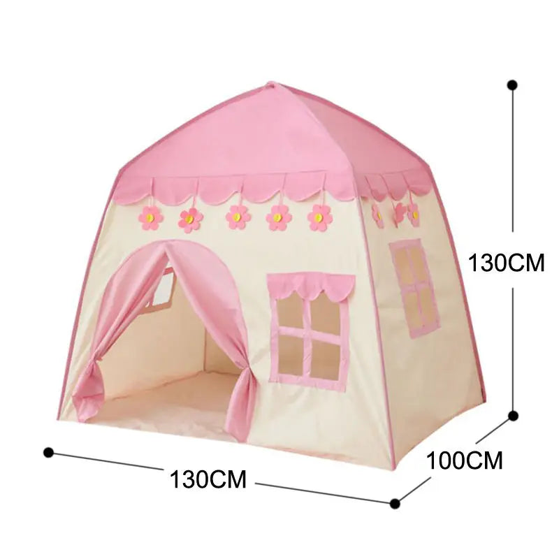 Tienda de juegos para niños, interior y exterior, jardín, Tipi, castillo de princesa plegable, Cubby, juguetes, tiendas de campaña, habitación de niños, casa Tipi, casita de juegos