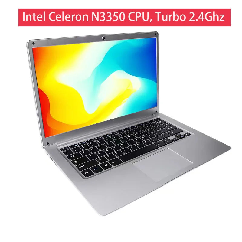 Ordinateur portable 14 pouces Windows 10 — 6 Go RAM, SSD, USB 3.0, WiFi, Bluetooth, Ultrabook