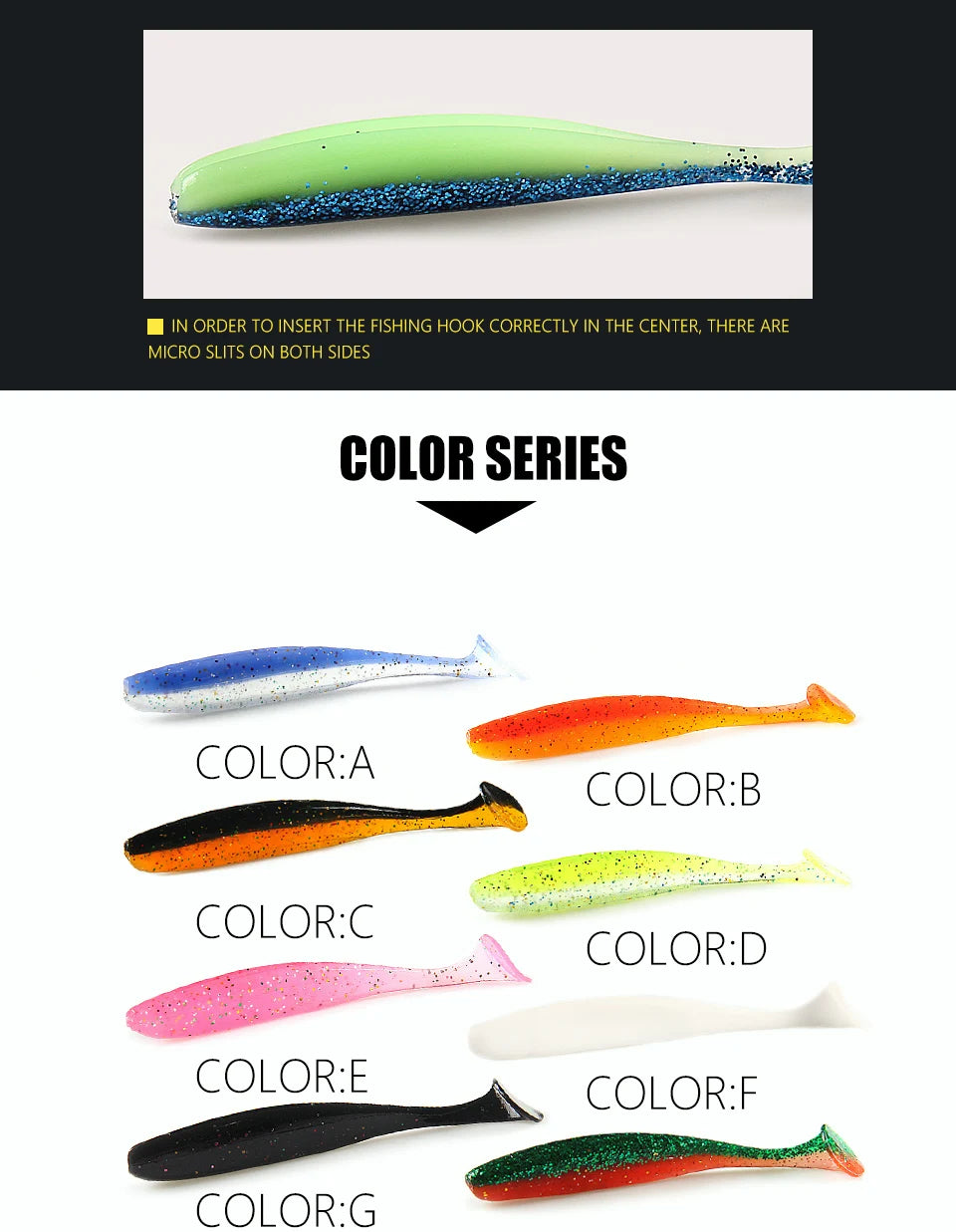 Leurre Brillant Supercontinent — 5cm / 7.5cm / 10cm Swimbait