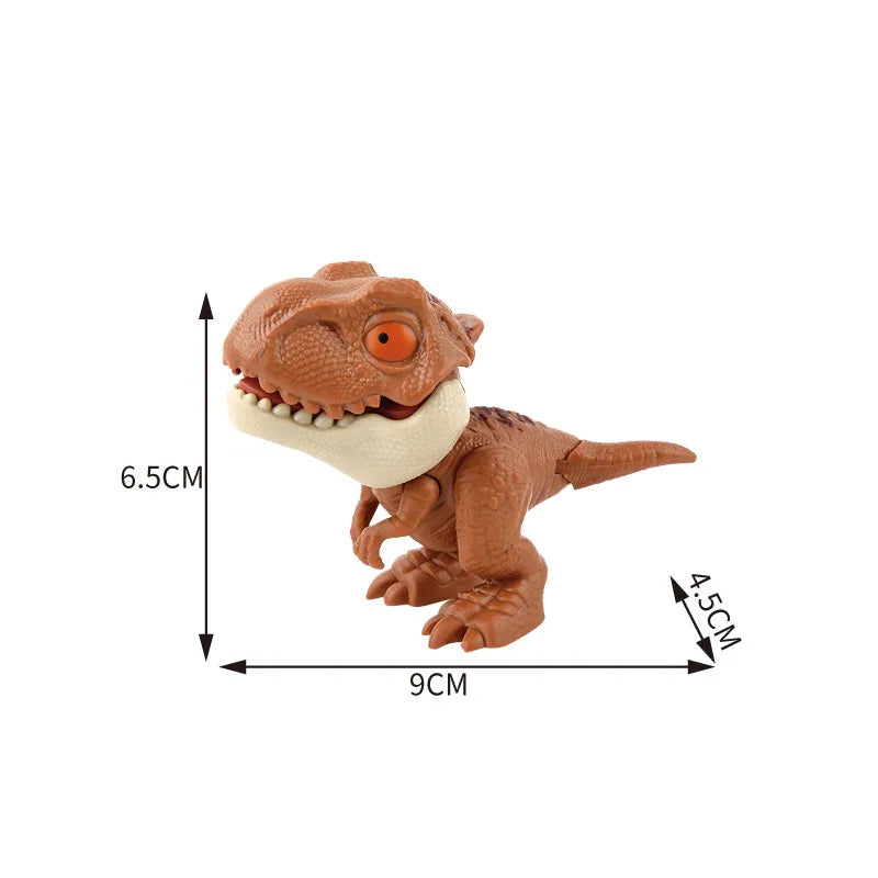 Dinosaure jurassique Triceratops tyrannosaure, modèle de jouets pour enfants, dinosaures créatifs pour mordre les doigts, jouet interactif, cadeau pour garçon
