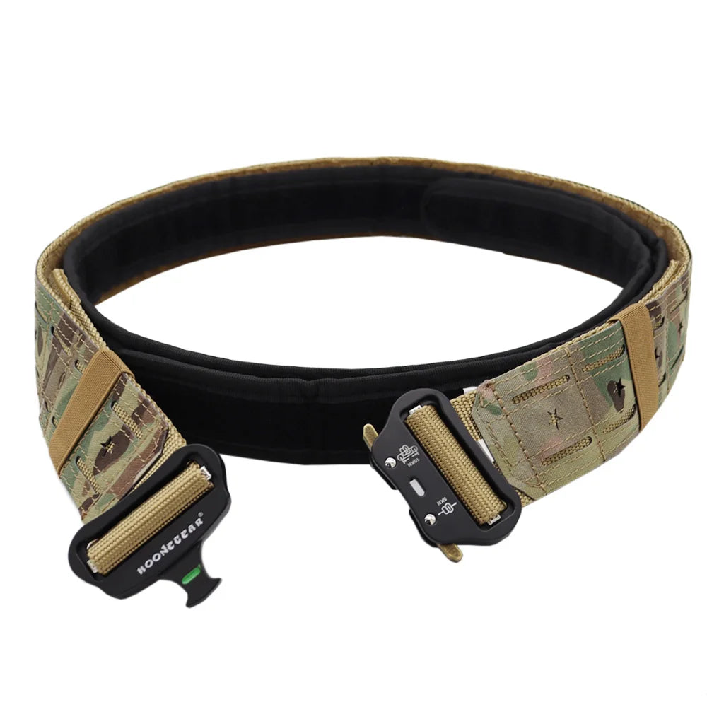 Ceinture de skip Dul2 pour homme, sangle à dégagement rapide, système Molle, airsoft, chasse, durable, extérieur, nouveau