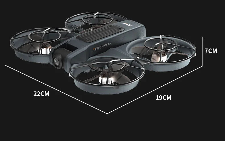 Mini drone professionnel 4K — hélicoptère RC, avion avec écran, quadricoptère, jouet cadeau enfants