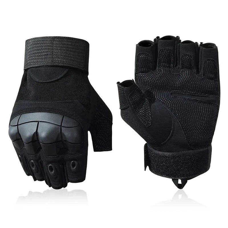 OutdoorTactical cinq doigts gants dur joint Paintball Airsoft chasse Combat équitation moto glog randonnée demi doigt gant