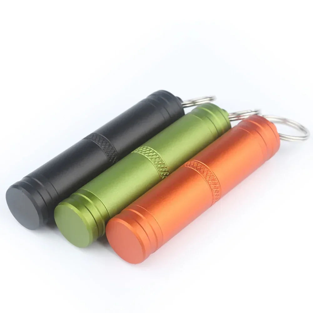 EDC-Boîte étanche pour capsule de survie en randonnée, coffre, support de stockage, pilule, étui d'allumette