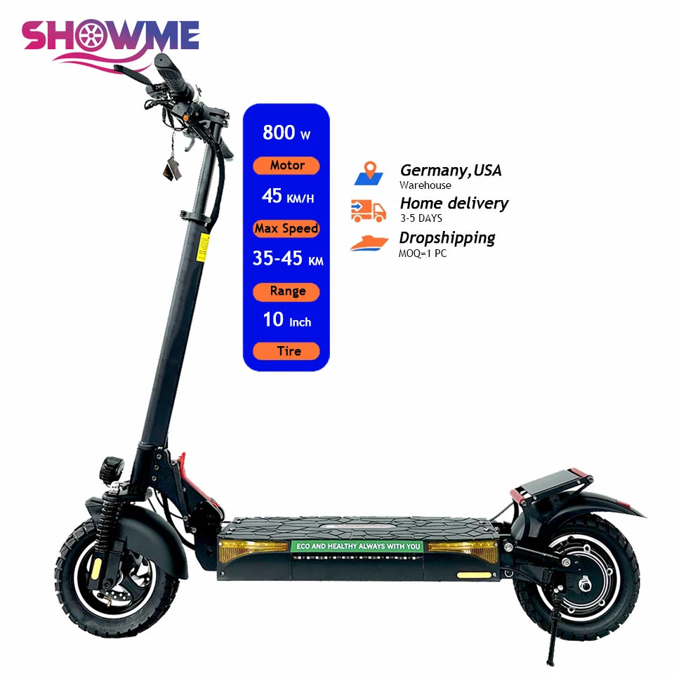 Trottinette Électrique Tout-Terrain Double Moteur — 48V Portée 60 km Charge 150 kg