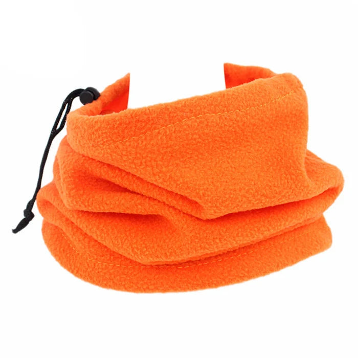 Gorro polar cálido para invierno, bufanda, braga de cuello ajustable para deportes de invierno, pesca, patinaje, correr, ciclismo