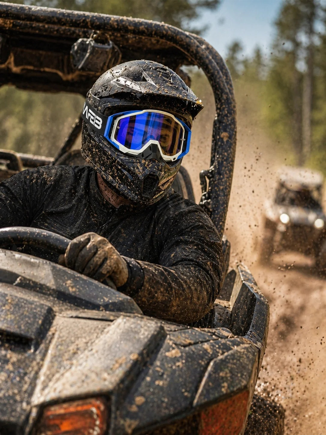 Lunettes de protection NAFEIB coupe-vent tout-terrain anti-poussière enveloppantes pour motocross, VTT, moto tout-terrain, exploration en extérieur, protection pour longs trajets