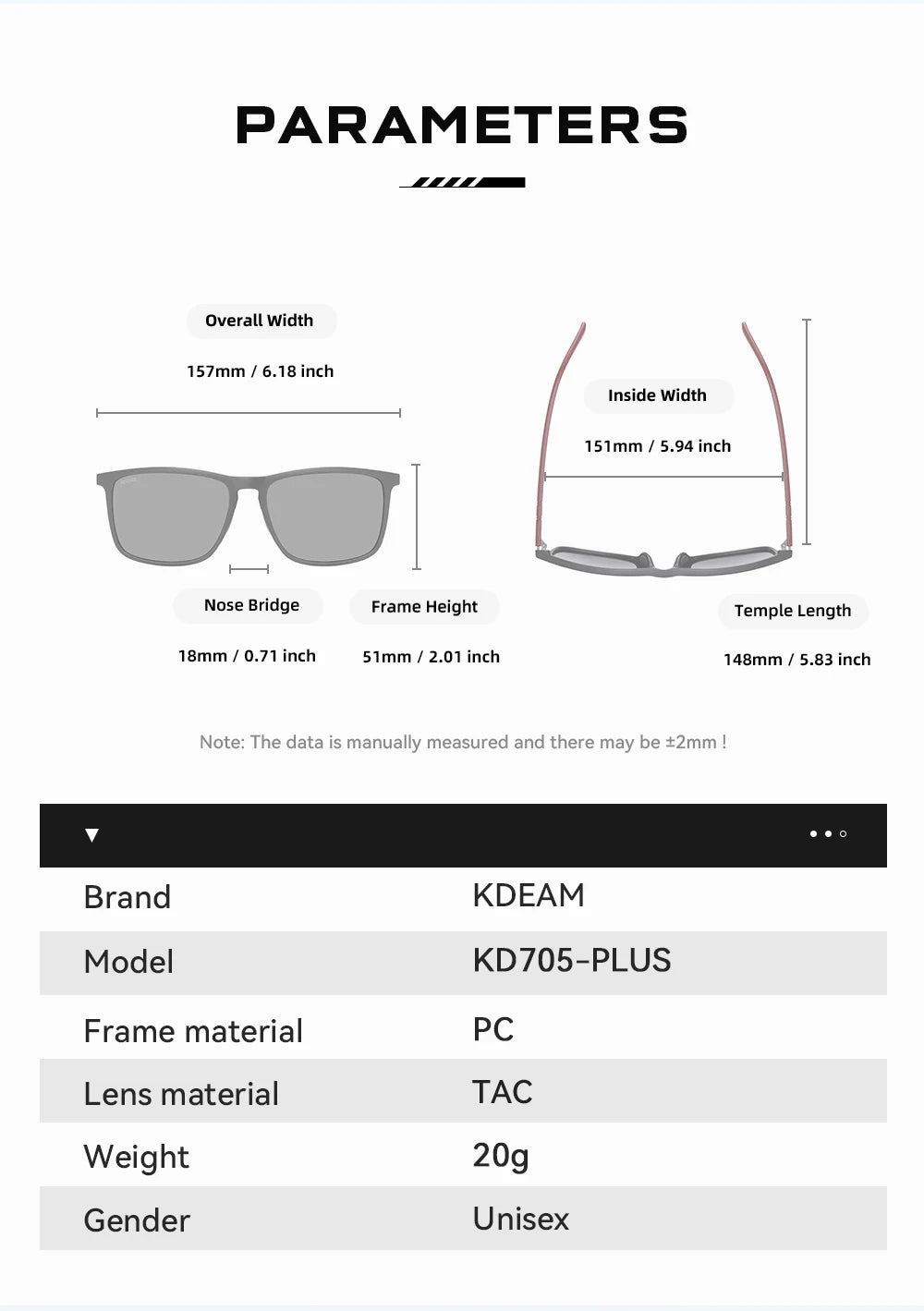 Lunettes de soleil polarisées XL — sport, protection UV400, grand cadre, hommes et femmes