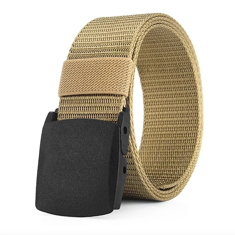 Ceinture Toile Nylon Sans Métal — Sport Extérieur Jeans Homme Femme