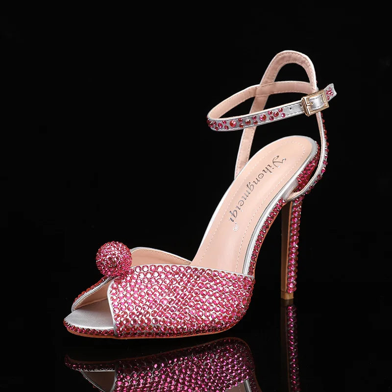 Chaussures de Mariage à Talons Hauts Femme — Élégance & Glamour