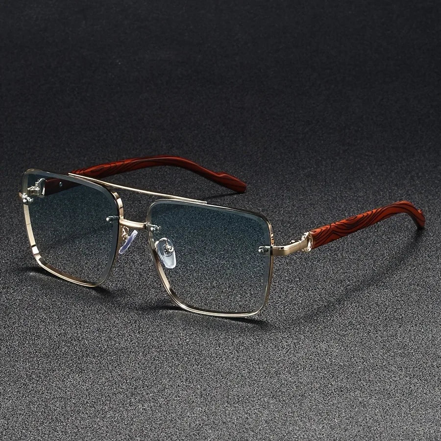 2025 Square Sunglasses Men Luxury Vintage Sunglasses Women Trendy Retro Sunglasses Hombre Lunette Soleil Femme