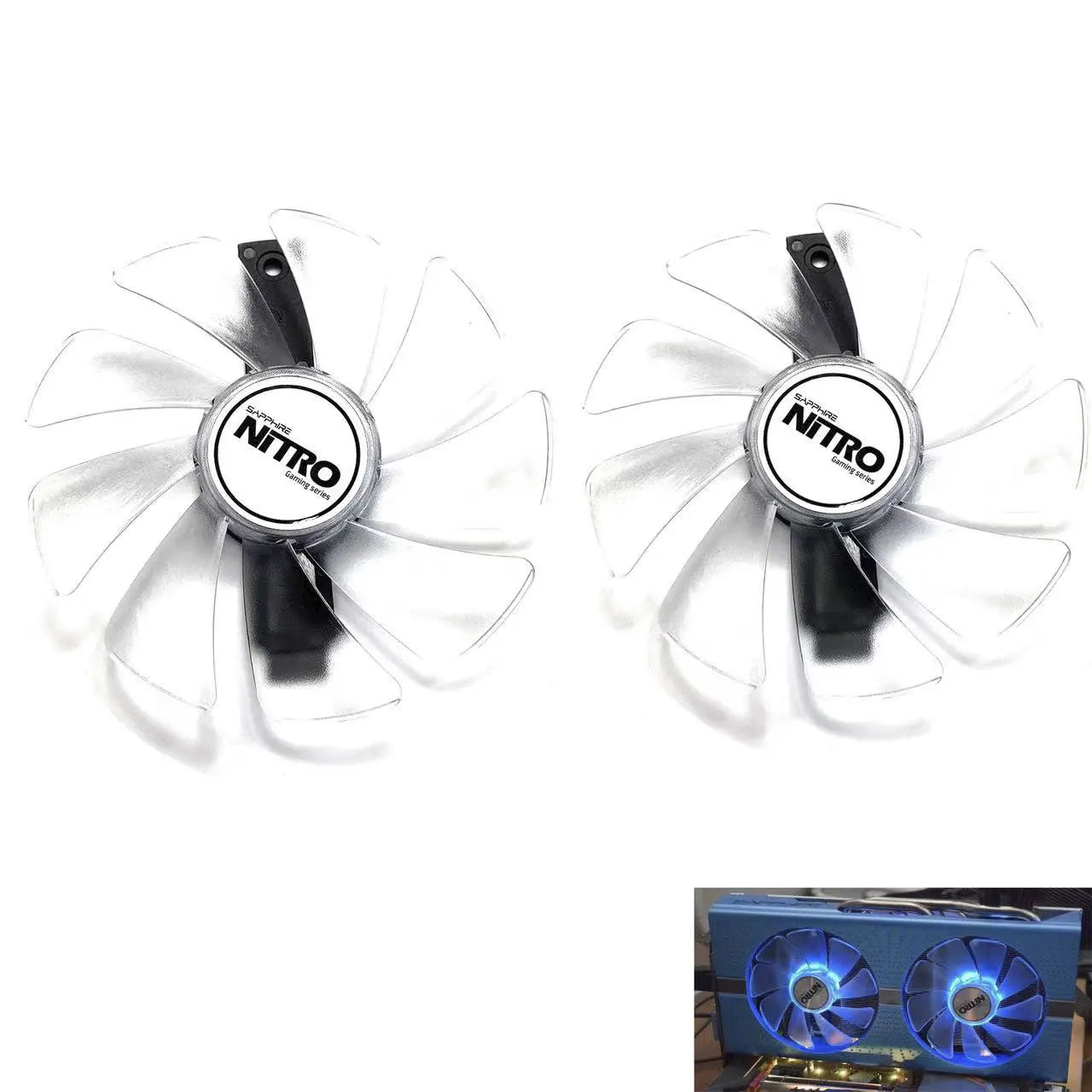 Ventilateur GPU CF1015H12D, pour saphir Nitro jas590 jas580 8G, cochon clocking jas480 8G jas570 4G RX 470 4G GDDR5, nouveau, 95mm