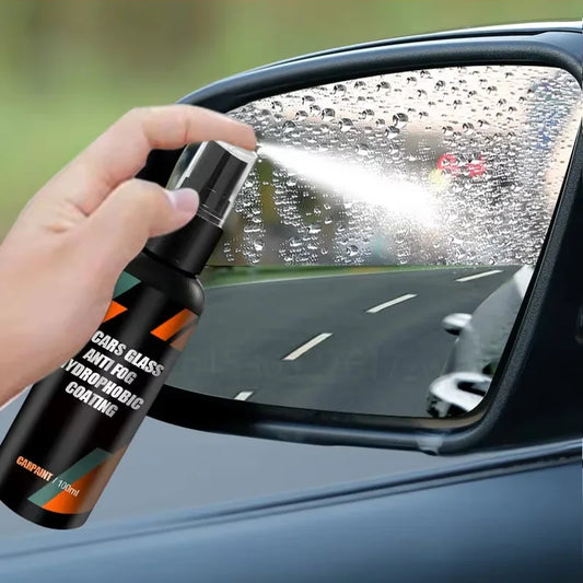 Water repellent anti-rain agent for car windows, nano-coating, hydrophobic agent, oil film removal agent, car window film