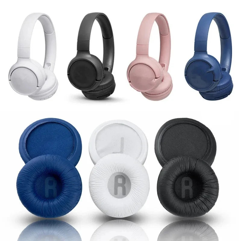 1 set of replacement ear pads, cushion covers, top headband for JBL T450BT T500BT Tune600 660 510BT headphones