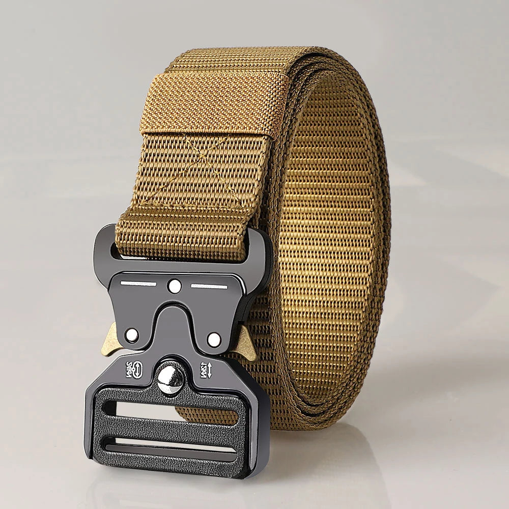 Cinturones tácticos multiusos para hombre – Diseño duradero y ajustable – Para amantes de los deportes al aire libre, combina con pantalones vaqueros, para hombres y mujeres