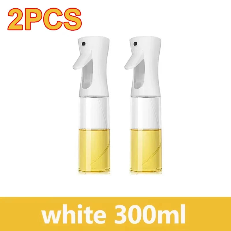 Bouteille de pulvérisation d'huile d'olive pour barbecue, pulvérisateur d'huile d'olive en plastique, bouteille vide, bouteille de vinaigre ou brosse à huile, 200/300/500ml