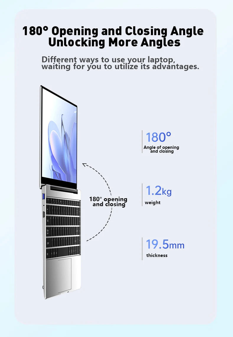LENO 14.1 "ordinateur portable 16GB RAM 2TB SSD Windows 11 Intel N3700 Ultra mince ordinateur portable Gamer 1920*1080 affichage bureau étude ordinateur PC