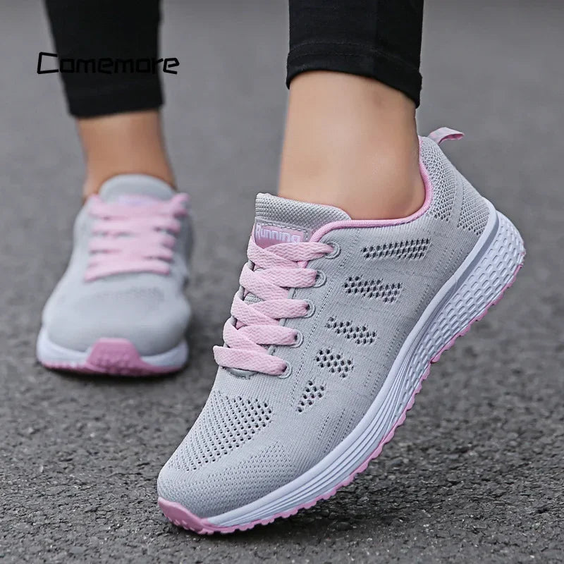 Zapatillas de mujer, zapatillas de moda para mujer, zapatillas deportivas para mujer, zapatos de diseñador, zapatos de mujer blancos, zapatos planos casuales para mujer, zapatillas deportivas