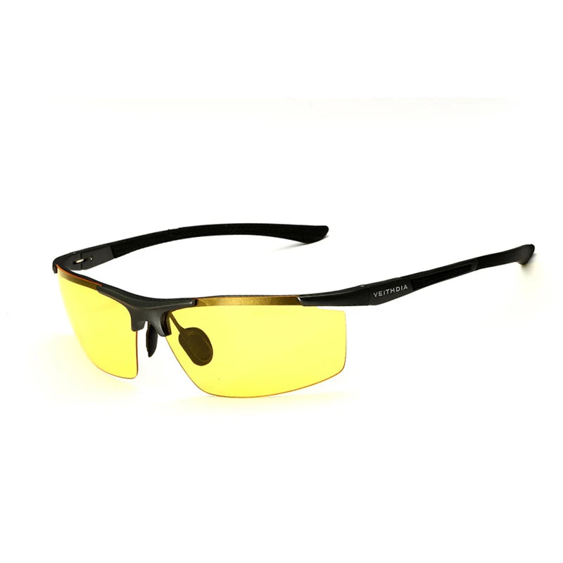 VEITHDIA aluminium magnésium hommes lunettes de soleil polarisées UV400 revêtement miroir lunettes de soleil en plein air lunettes pour homme accessoires 6588