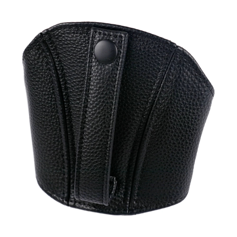 Soporte de cinturón de seguridad de cuero para asiento de cubo de coche de carreras JDM, guía y protector de cinturón