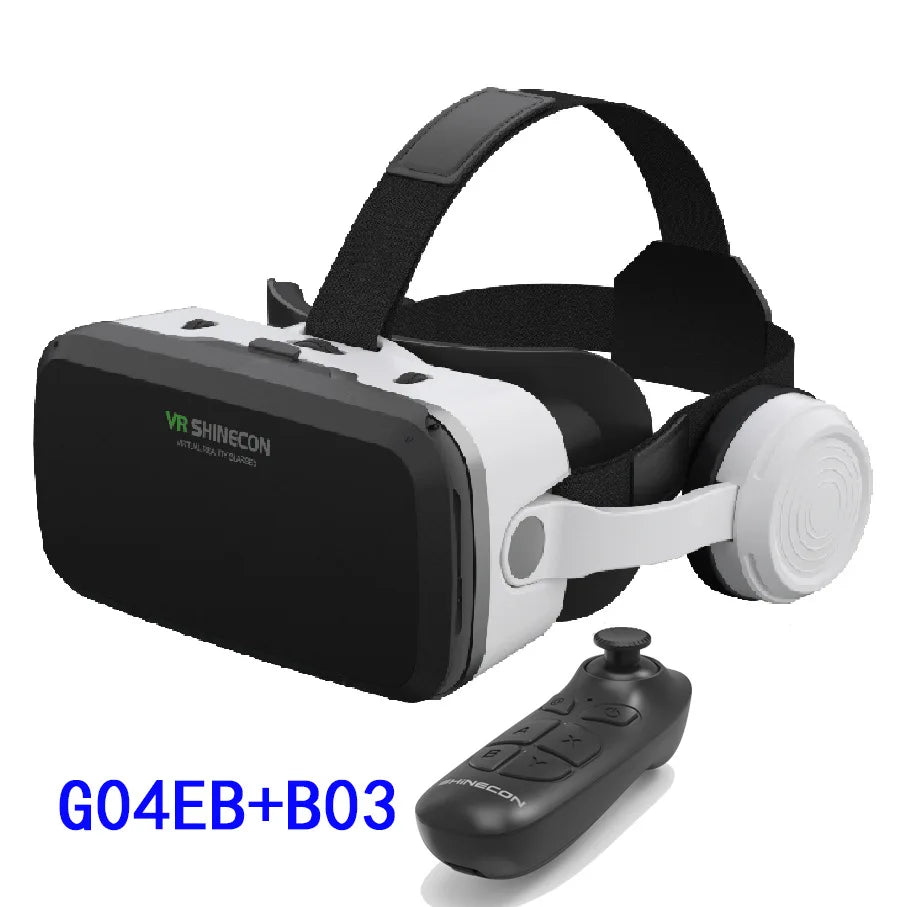 Casque VR 3D réalité virtuelle pour smartphone — lentilles, jeu vidéo (v13)