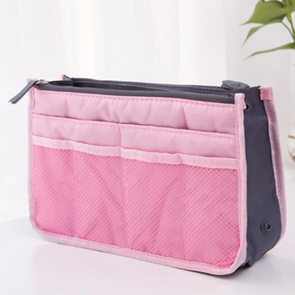 Sac Cosmétique Nylon Voyage Femme — Organisateur Maquillage Pliable Grande Capacité