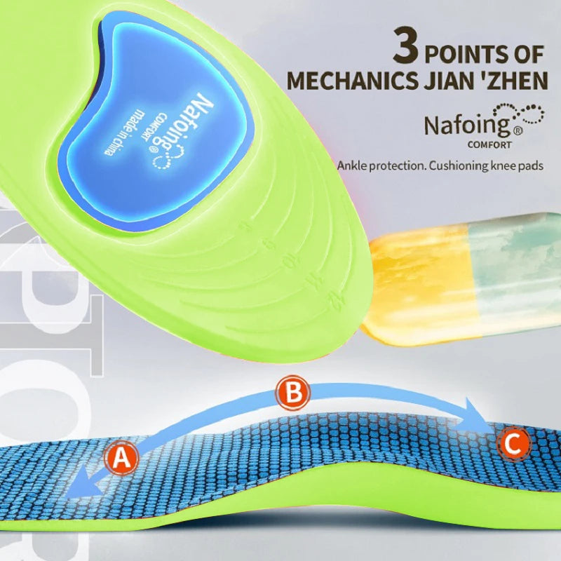 Semelles Orthopédiques Sport — Absorption Chocs, Voute Plantaire & Fasciite