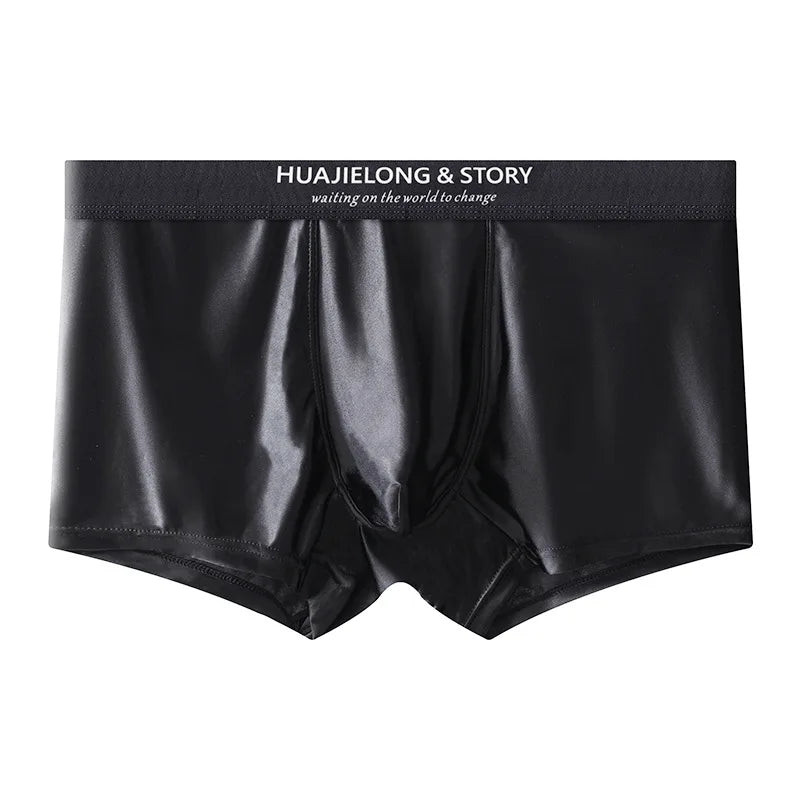 Boxer Satin Soie Homme — Respirant, Mince & Sans Couture
