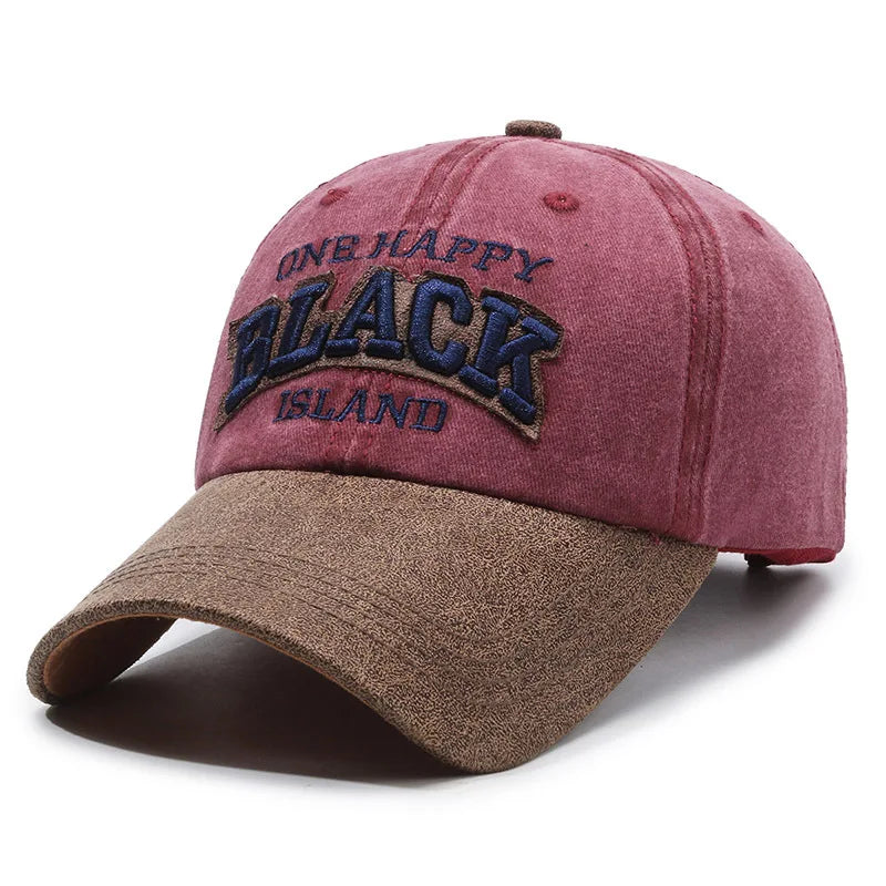 Gorra de béisbol FS Green Brown Letter para hombres, gorra snapback de hip-hop para mujeres, gorra vintage de camionero callejera, gorra de golf de moda
