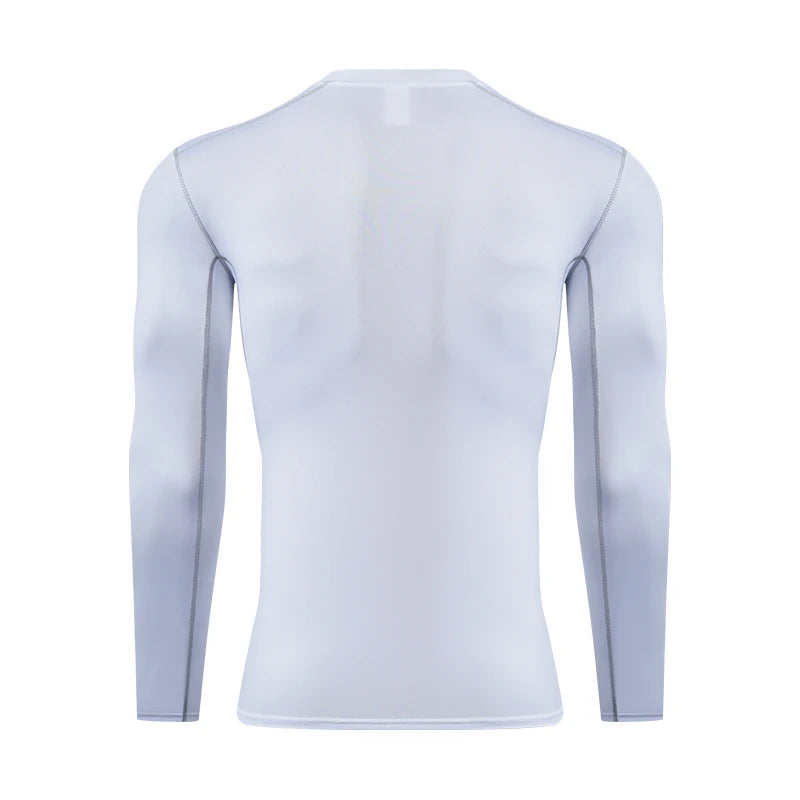 T-Shirt Sport Manches Longues Homme — Haute Élasticité Séchage Rapide 2024