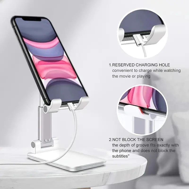 Soporte de teléfono móvil de escritorio ajustable, soporte universal para tabletas, soporte de teléfono móvil de mesa, iPhone, iPad, Xiaomi