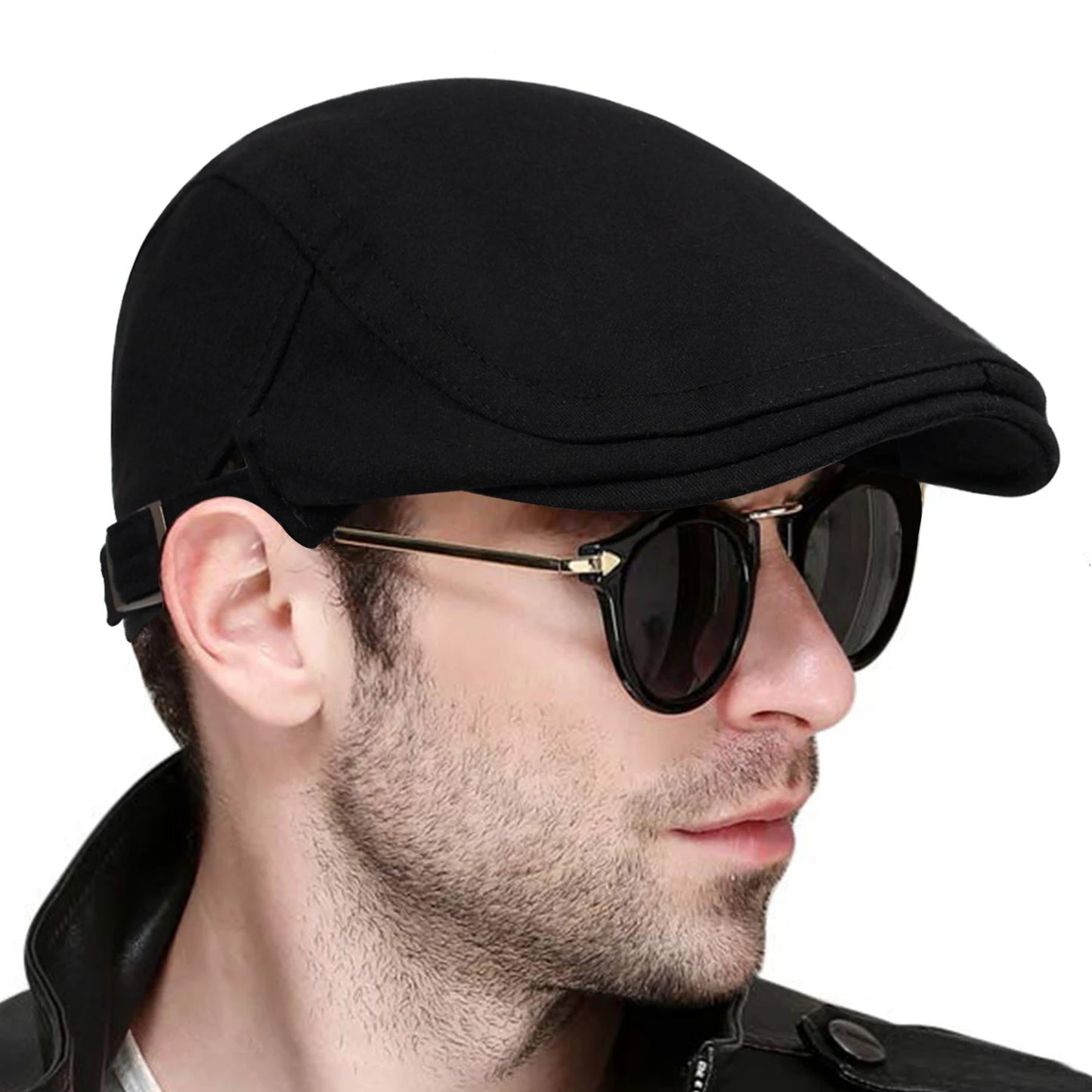2025 New Fashion Solid Color Beret Men Women Warm Wild Hat Spring and Autumn Cotton Berets Hip Hop Hats Cap