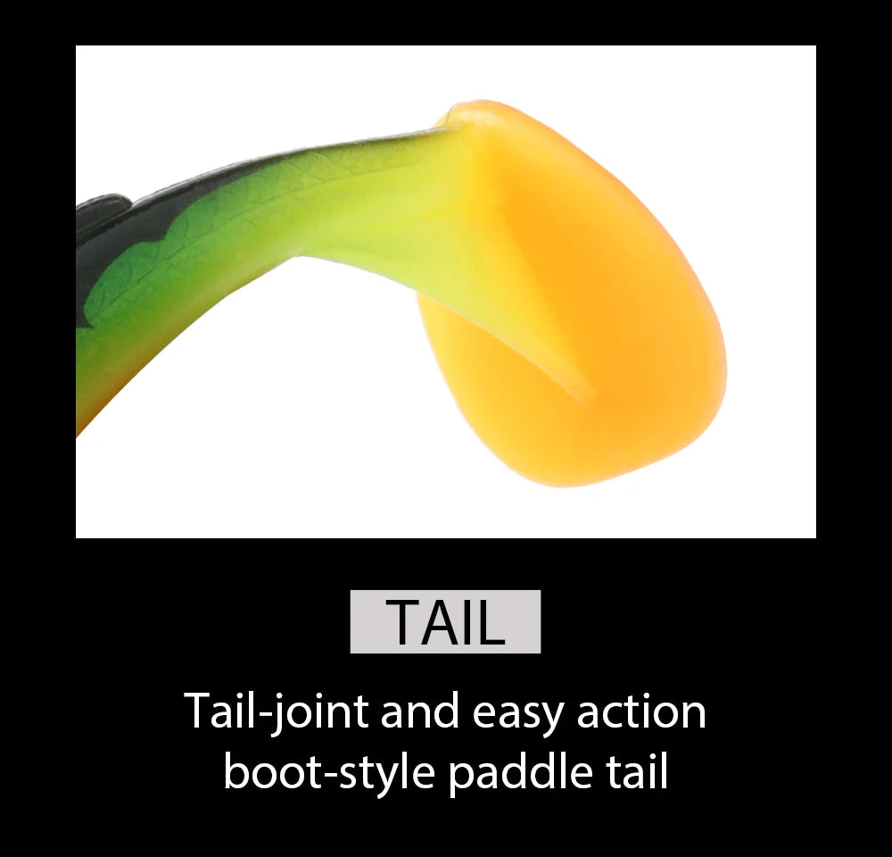 Spinpoler Paddle Tail Swimbait Shad brochet leurre de pêche 16 cm 22 cm appât souple 3 sections articulé Wobbler perche Zander attirail
