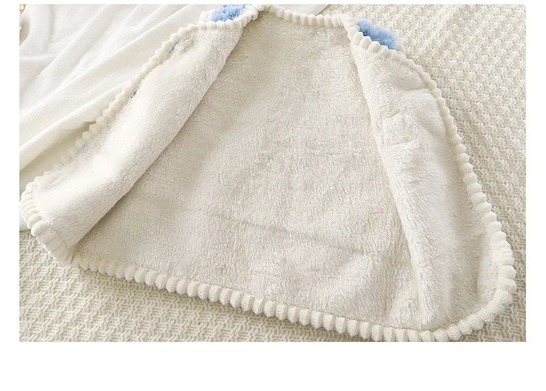 Chaqueta polar para niños, chaleco cálido de doble capa con estampado a cuadros, para niños y niñas, ropa de abrigo sin mangas para otoño e invierno
